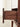 Charming Walnut Wood Nightstand with a Drawer
