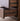 Bespoke 3 Drawers Black Walnut Wood Bedside Table