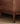 Shutters Door Walnut Wood Nightstand