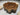 Wildflower Shape Brown Drum Coffee Table