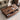 Visionary Wave Design Solid Black Walnut Wood Coffee Table