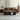 Crescent Double-Sided Design Black Walnut Wood Coffee Table