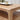 Whimsical White Oak Wood Dual Layers Coffee Table