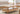 Whimsical White Oak Wood Dual Layers Coffee Table