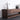 Forte Simple Design Solid Black Walnut Wood Bench with 2 Drawers