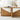 Triangle Leg Design Oak Wood Round Coffee Table