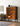 Inspire New Glass Walnut Wood Wine and Liquor Bar Cabinet