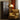 Veritas New Vintage Solid Walnut Wood Bookcase with Flower Glass