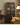 Veritas New Vintage Solid Walnut Wood Bookcase with Flower Glass