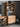 Paragon Open Style Oak Wood Bookcase with Desk Board