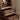 Orion Retro Black Walnut Wood Tall Storage Cabinet