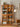 Oasis Glass Cherry Wood Square Bookcase
