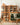 Oasis Glass Cherry Wood Square Bookcase