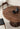 Modern Fence Lines Black Walnut Wood Round Table