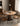 Cobalt Dual Shape Structure Black Walnut Round Dining Table