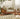 Flourish Rattan Cherry Wood Leather Sofa