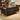 Art Deco Solid Walnut Wood Sofa
