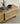 Scandinavian-Inspired Oak Wood Media Unit with Rattan Drawers