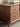 Venture Round Edge Walnut Wood TV Stand with T-Leg