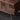 Charming Red Brick Inspired Solid Walnut Wood TV Stand
