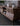 Charming Red Brick Inspired Solid Walnut Wood TV Stand