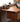 All-in-One Solid Cherry Wood Desk with Drawers