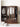 High glass black walnut wood wardrobe, solid walnut wardrobe, walnut wardrobe closet
