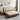 Sculpted Round Edge Headboard Walnut Wood Platform Bed Frame
