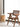 Vortex Lounge Black Walnut Wood Mid-Century Chair