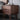 Minimalist Deep Brown Black Walnut Wood Nightstand with Two Drawers