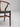 Hemp Seat South American Walnut Wood Chair