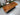 Solid American Walnut, Kitchen Dining Table, Walnut Slab, Live Edge Table