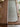 French Vintage Display Walnut Wood Side Table with Snow Glass