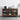 Serenity 3 Snow Glass Walnut Wood Cupboard