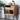 Open Coffee and Dishes Side White Oak Wood Side Table