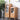 Sculpted Natural Oak Wood Small Bookcase