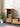 Sculpted Natural Oak Wood Small Bookcase