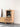 Sculpted Natural Oak Wood Small Bookcase