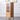 Sculpted Natural Oak Wood Small Bookcase