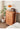 Citrine Chest of 4 Drawers Cherry Wood Dresser