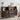 Solstice Modern Open Space Walnut Kitchen Cabinet