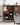 Solstice Modern Open Space Walnut Kitchen Cabinet