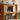 Fable Small Open Glass Handles Solid Cherry Wood Cabinet
