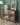 Cobalt Blur Sliding Glass Door Black Walnut Wood Kitchen Cabinet