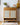 Finesse White Oak Wood Shoe Cabinet with Rattan Doors