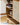 Finesse White Oak Wood Shoe Cabinet with Rattan Doors