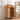Solid Cherry Wood Shoe Storage Cabinet with Rattan Doors