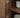 Black Walnut Wood Louver Grille Cupboard