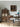 French Multi-Layers Solid Wood Cabinet with Rattan Door