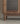European Style Snow Glass Walnut Wood Cabinet
